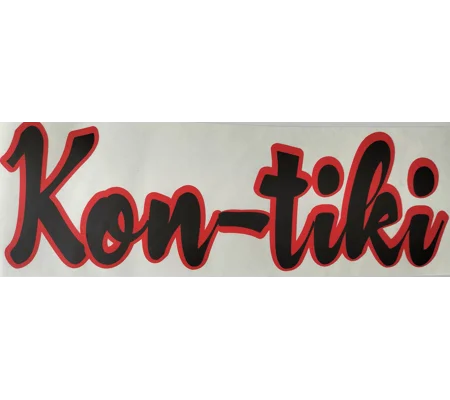 Single Kon-tiki Side Decal 44cm x 15cm ( 016 )