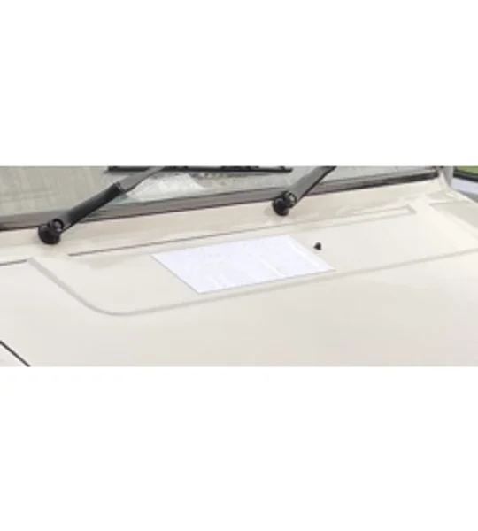 ~Single (1) White Bonet Talbot Express Vent Magnetic Covers 38cm X 14cm