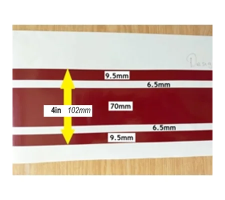 4ft Length Design " C " Motorhome Camper Decal Stripes