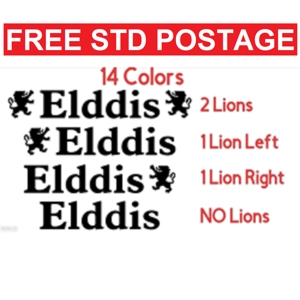 Elddis Motorhome Vinyl Decal With Choice Of Lions