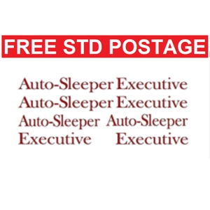 Set Of 6 Auto Sleeper Executive Vinyl Decal