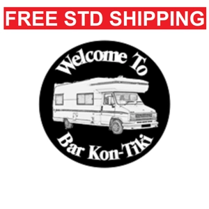 Talbot Welcome to bar Kontiki Bumper Sticker