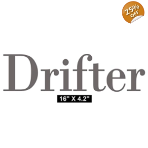 #2 x DRIFTER Vinyl Decal 16