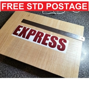 Express Bonnet Vinyl Decal Sticker In Burgundy