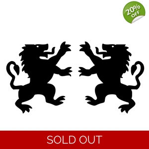 2 ELDDIS LIONS 5 Sizes Many Colors