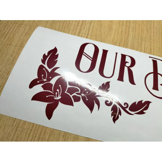 Any Name Your Camper / Motorhomes Name In Vinyl Decal