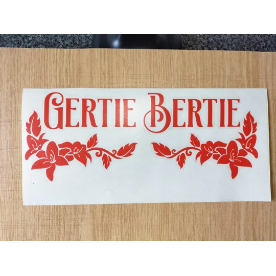 Any Name Your Camper / Motorhomes Name In Vinyl Decal