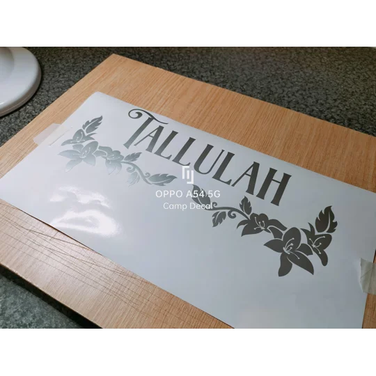 Any Name Your Camper / Motorhomes Name In Vinyl Decal