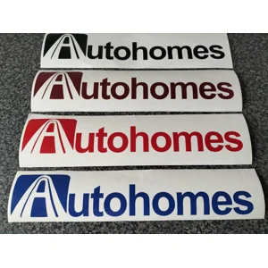 ~2 x 9in Autohomes Decal With The Autohomes Logo