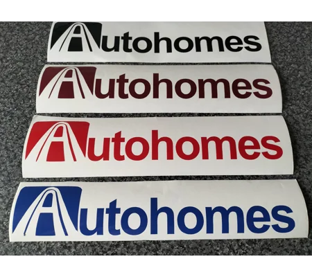 ~2 x 9in Autohomes Decal With The Autohomes Logo
