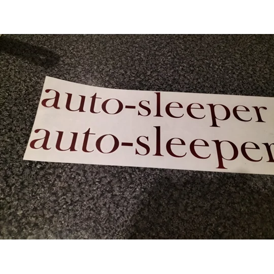 2 x Talisman GX or GL Auto Sleeper Decals various colors