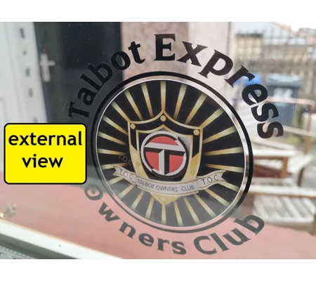 ~New Windscreen Talbot Express Members Logo Decal