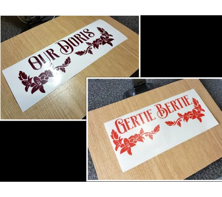 Any Name Your Camper / Motorhomes Name In Vinyl Decal