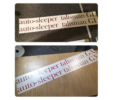 2 x Talisman GX or GL Auto Sleeper Decals various colors