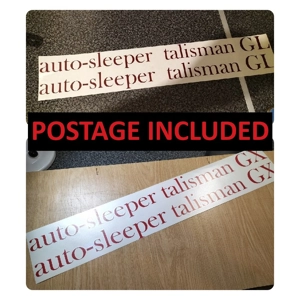 2 x Talisman GX or GL Auto Sleeper Decals various colors