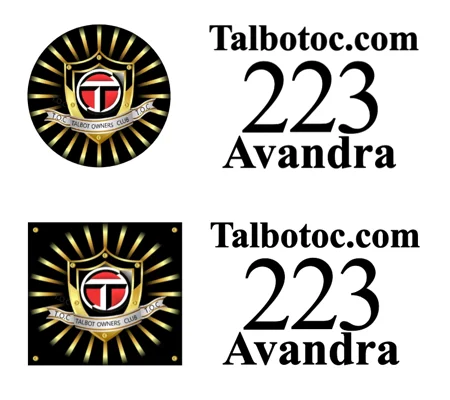 No Border 2 NEW, Vinyl Decal Members Numbers