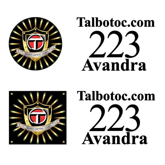 No Border 2 NEW, Vinyl Decal Members Numbers