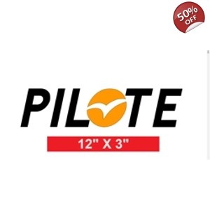 (D1) PILOTE MOTORHOME 12 X 3 Sticker-Decal-Graphic