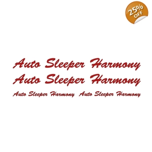 #Set Of 4 x Auto Sleeper Harmony Decals