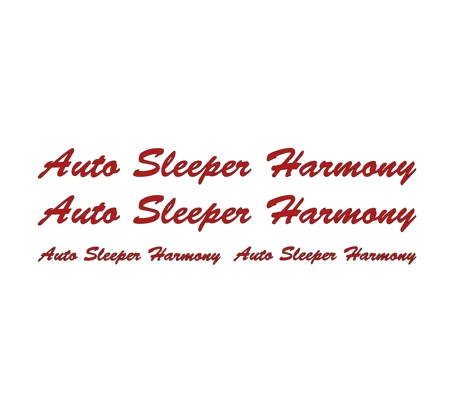 ~Set Of 4 x Auto Sleeper Harmony Decals