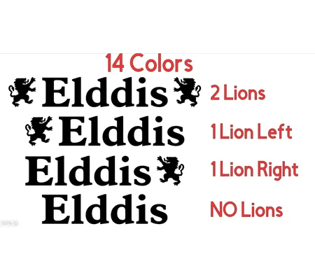#Elddis Motorhome Vinyl Decal With Choice Of Lions