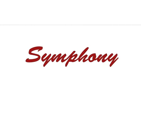 ~1 Symphony Decal From Auto Sleeper Text/Joined Lettering