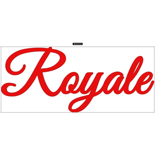 ~11.5" ROYALE Vinyl Decal Sticker for the Swift Motorhome or Caravan