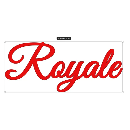~11.5" ROYALE Vinyl Decal Sticker for the Swift Motorhome or Caravan