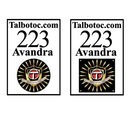 ~Bordered VERTICAL Members Numbers With Border