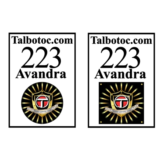 ~Bordered VERTICAL Members Numbers With Border