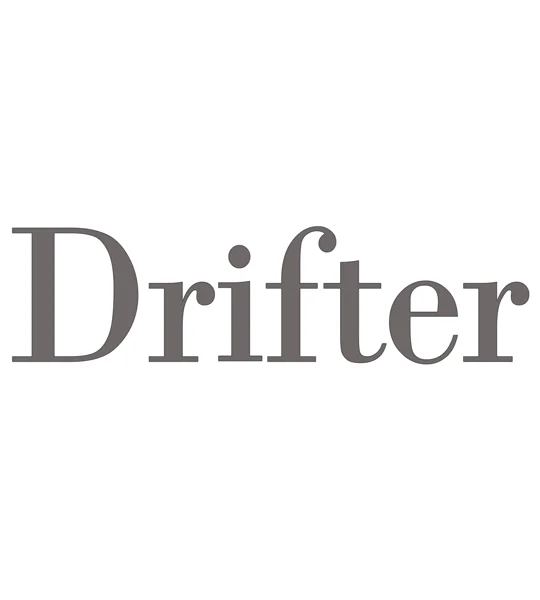 ~2 x DRIFTER Vinyl Decal 14" x 3.7"
