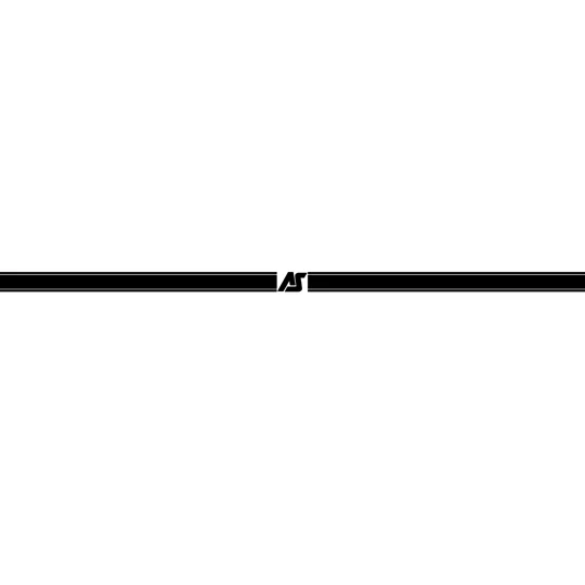 ~Auto-Sleeper Bonnet / Grill Stripe Decal With AS in Center