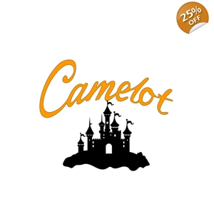 #Camelot With Castle Decal Graphic 10in x 8.3in