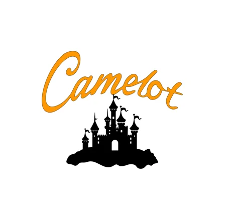 ~Camelot With Castle Decal Graphic 10in x 8.3in