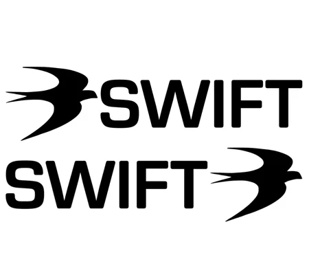 Swift Motorhome Decal Sticker with Swift Birds Other Colors Available