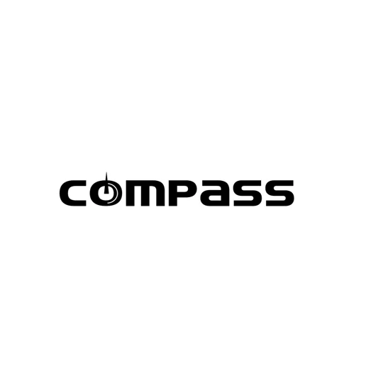~2 x 400mm Compass Decal Sticker, Choice Of Colors