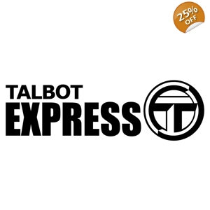 #TALBOT EXPRESS WITH LOGO CAMPER DECAL BONNET MANY COLOURS