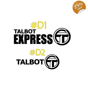 #TALBOT EXPRESS WITH LOGO CAMPER DECAL BONNET MANY COLOURS