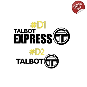 TALBOT EXPRESS WITH LOGO CAMPER DECAL BONNET MANY COLOURS