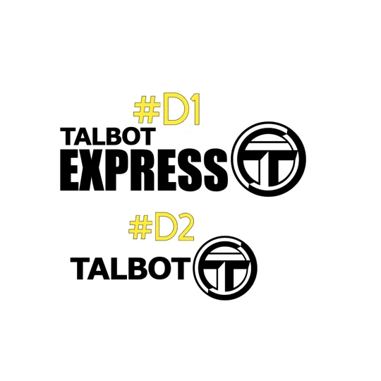 ~TALBOT EXPRESS WITH LOGO CAMPER DECAL BONNET MANY COLOURS
