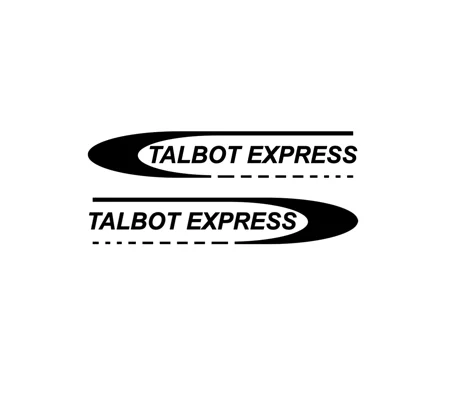 ~2 X TALBOT EXPRESS CAMPERVAN MOTORHOME DECAL STICKER GRAPHICS FOR TALBOT EXPRESS