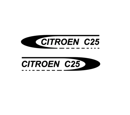 ~2 X CITROEN C25 CAMPERVAN MOTORHOME DECAL STICKER GRAPHICS FOR CITROEN C25