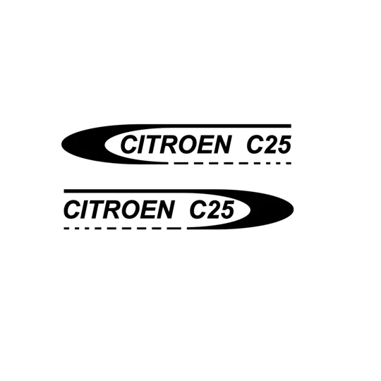 ~2 X CITROEN C25 CAMPERVAN MOTORHOME DECAL STICKER GRAPHICS FOR CITROEN C25