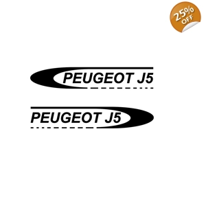 #2 X PEUGEOT J5 CAMPERVAN MOTORHOME DECAL STICKER GRAPHICS FOR PUGEOT J5