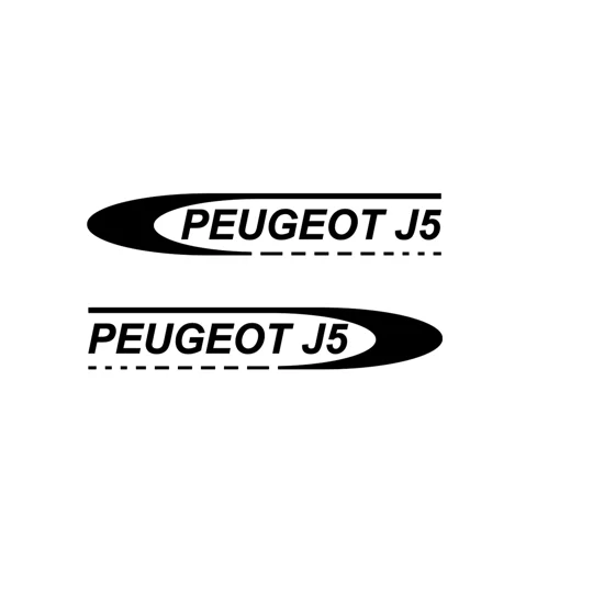 ~2 X PEUGEOT J5 CAMPERVAN MOTORHOME DECAL STICKER GRAPHICS FOR PUGEOT J5