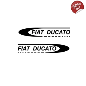 2 X FIAT DUCATO CAMPERVAN MOTORHOME DECAL STICKER GRAPHICS..