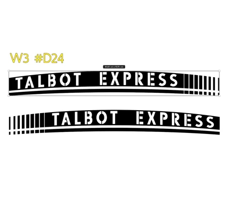 ~2 x Talbot Express With a Warped Design #D24