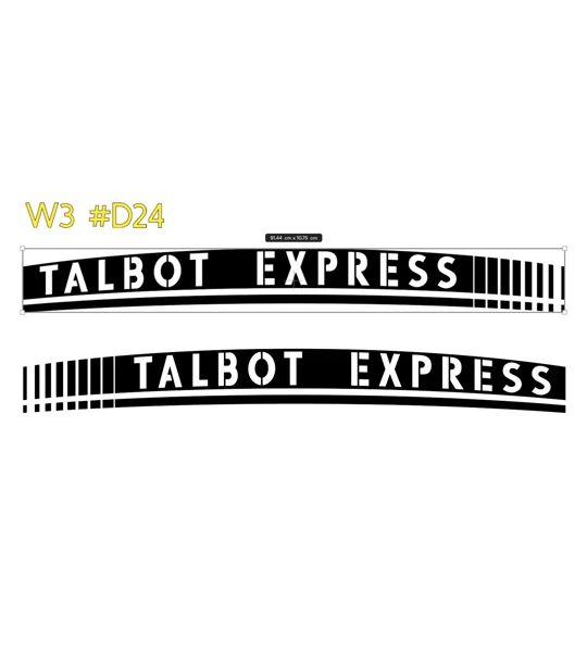 ~2 x Talbot Express With a Warped Design #D24