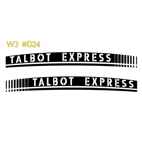 ~2 x Talbot Express With a Warped Design #D24