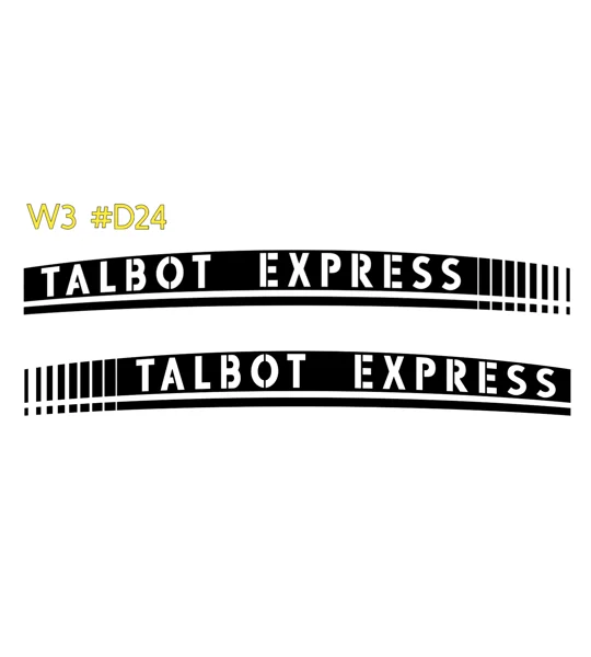 ~2 x Talbot Express With a Warped Design #D24